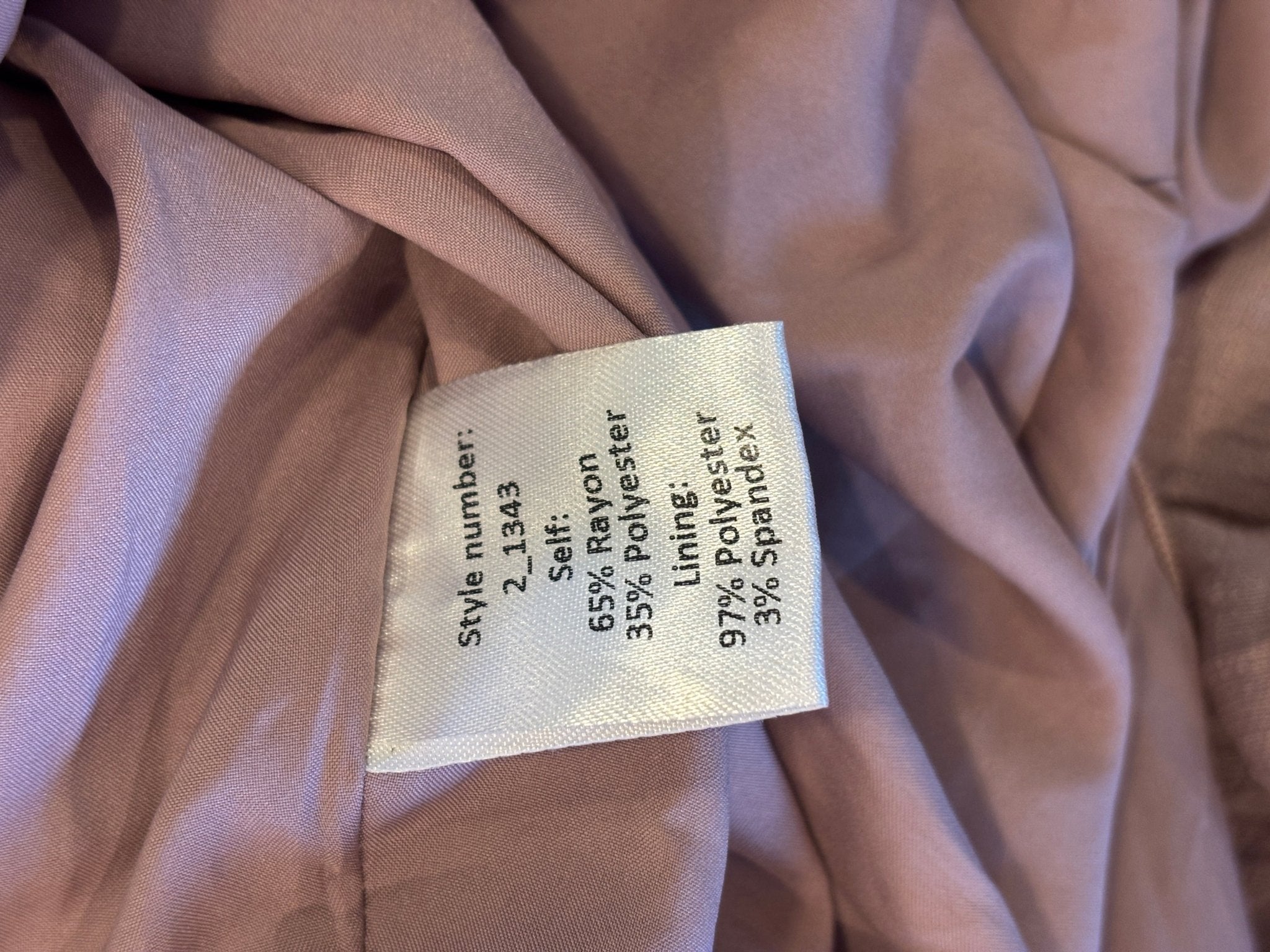 Mia Joy maxi dress care label 65 rayon 35 polyester thrifted dresses Sassy and Chic