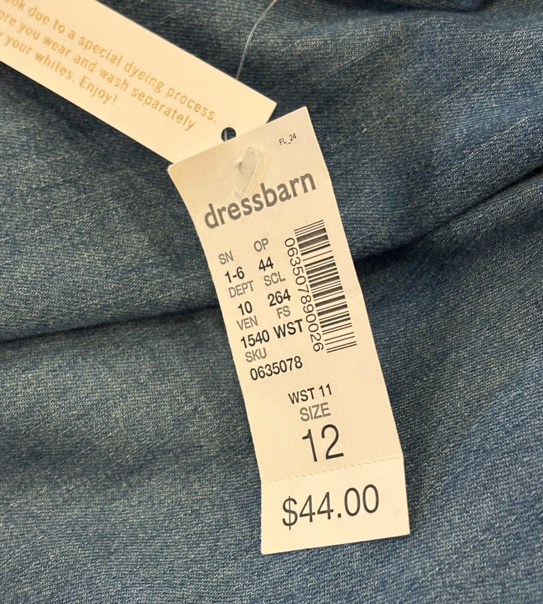Dressbarn retail tag size 12 originally $44 thrifted dresses NWT